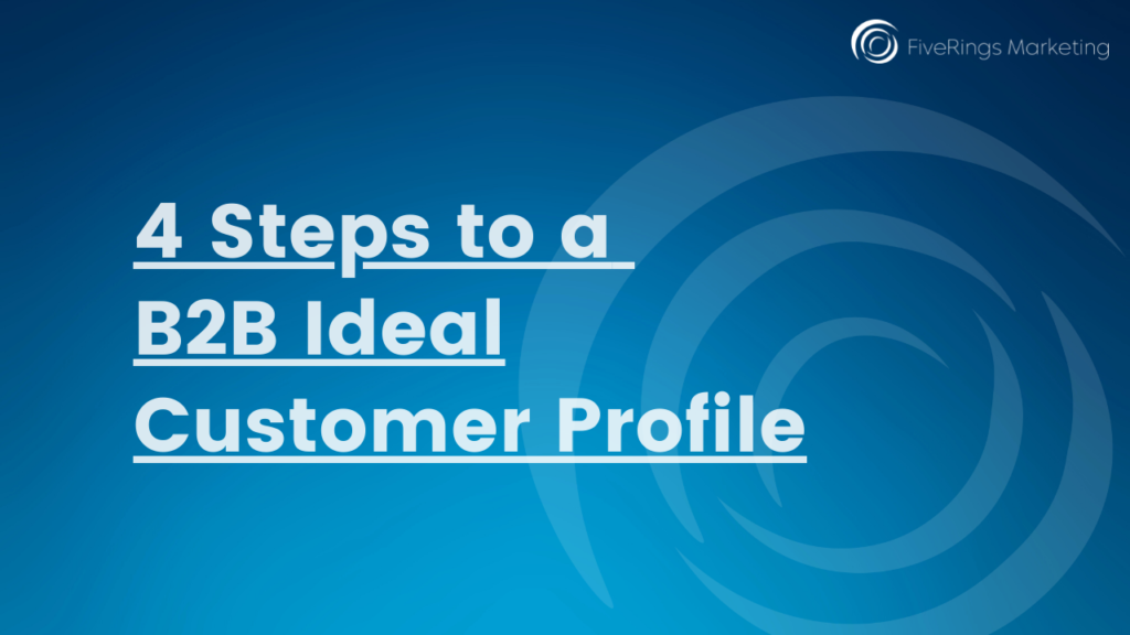 4 Steps to a B2B Ideal Customer Profile