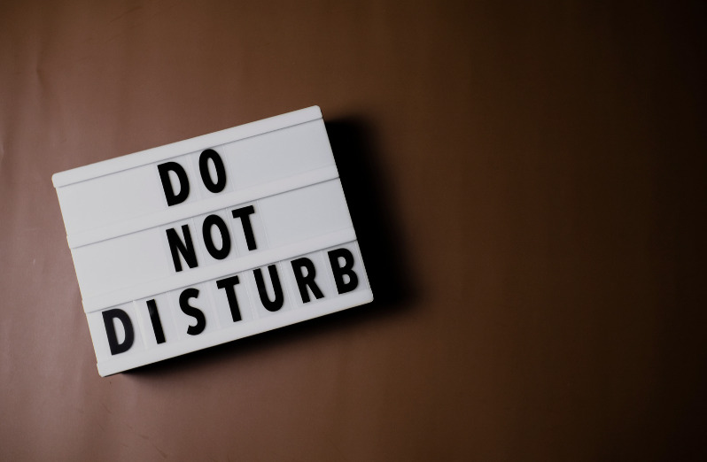 Use the Do Not Disturb feature to increase your productivity