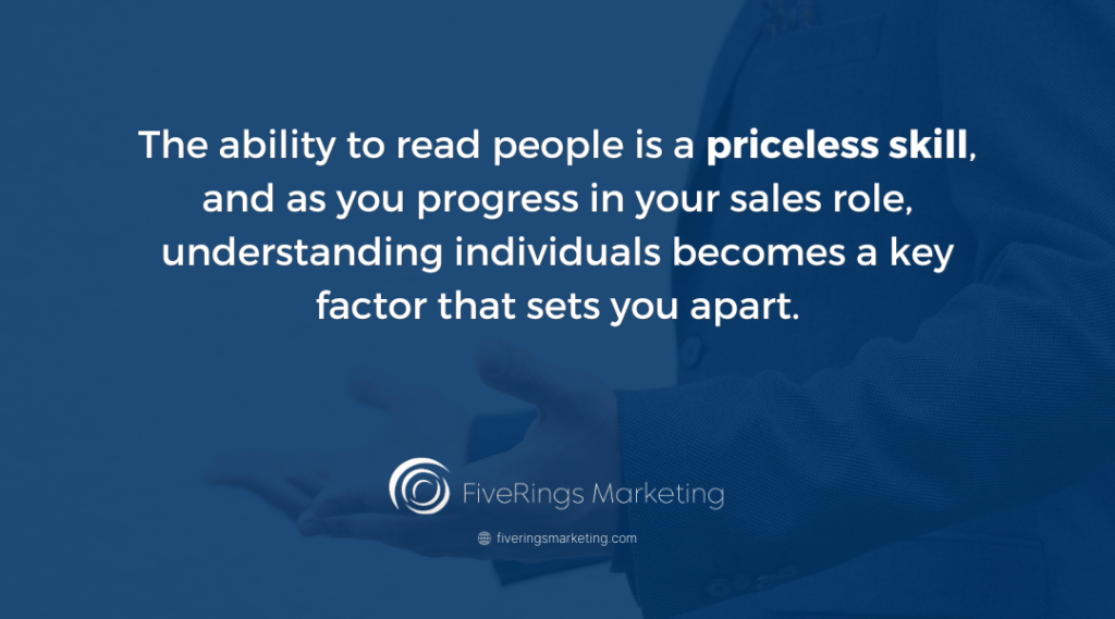 a psychology of sales principle is knowing how to read the room